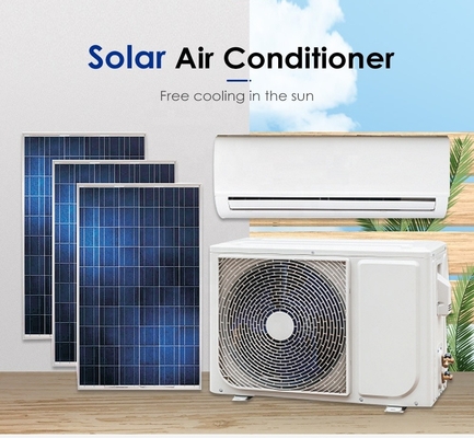 Solar AC Dc Hybrid Inverter Airconditioner voor thuis Koelcapaciteit 9000btu Complete Set