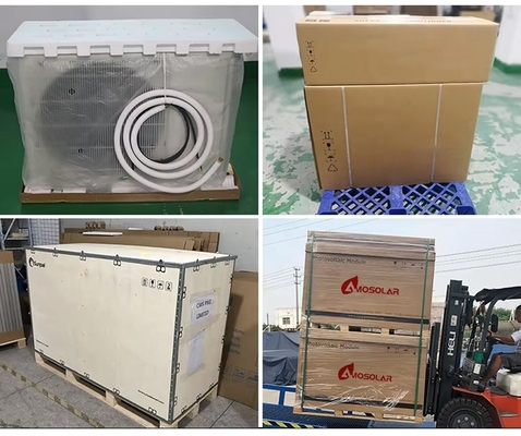 9000btu 12000btu 18000btu 24000btu Zonne-energie airconditioner voor thuis met zonnepaneel
