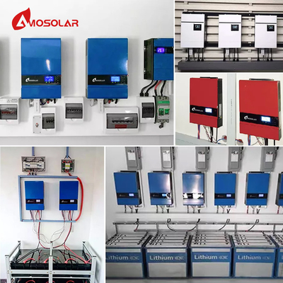 OEM ondersteund Amosolar 5kw 48v Off Grid Solar System met Wifi en Mppt Charger 13KG