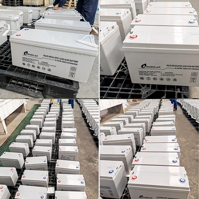 Gezegelde gelbatterij 2v 12v 200ah 100ah 150ah voor Deep Cycle Solar Storage Power System