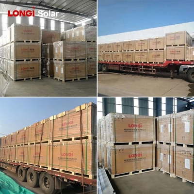 Amosolar PERC Mono BIPV zonnepaneel Single 550 watt PV-modules voor zonne-energiesysteem