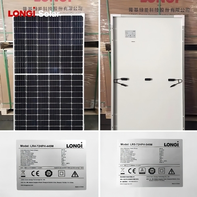 Amosolar PERC Mono BIPV zonnepaneel Single 550 watt PV-modules voor zonne-energiesysteem