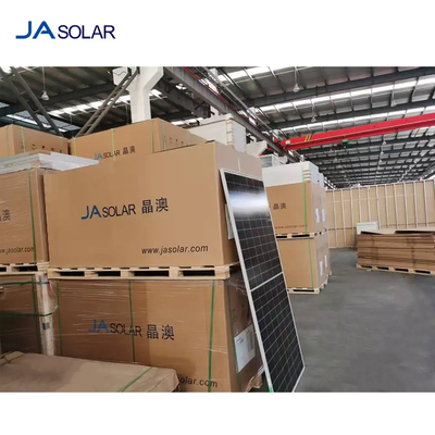 JA Zonnepaneel 460 Watt 550W 540W Zonne PV-module met 166mmx166mm Celgrootte Bifacial