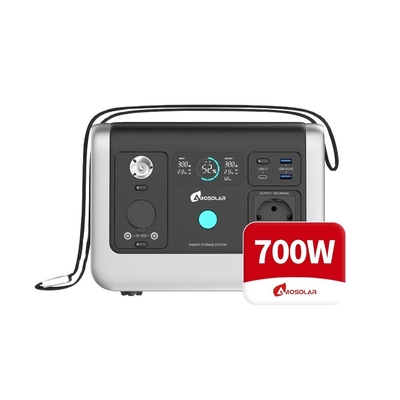 Draagbare elektriciteitscentrale 500w 700w 1500w 2400W Lifepo4 zonne-energiesysteem voor buiten