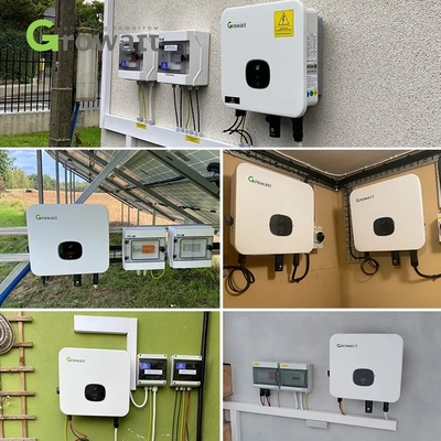 Growatt 5kw 6kw Single Phase 220V On Grid Tie Solar Inverter voor thuis systeem