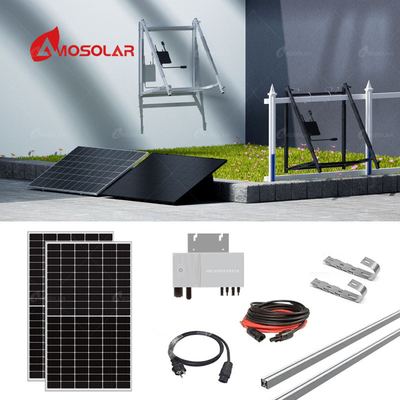 MPPT zonnepanelen Ondersteuningssysteem voor balkonen Amosolar On Grid Hybrid 800w 1000w 1200w