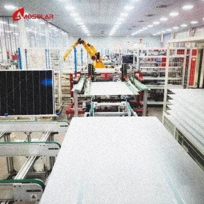 Anodisatie van aluminiumlegeringsframe 410W Gengeld zonnepanelen PV-module voor zonne dakpaneel