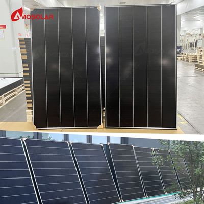 Anodisatie van aluminiumlegeringsframe 410W Gengeld zonnepanelen PV-module voor zonne dakpaneel