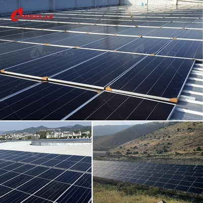 Anodisatie van aluminiumlegeringsframe 410W Gengeld zonnepanelen PV-module voor zonne dakpaneel