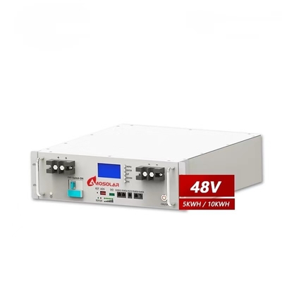Amosolar Rack gemonteerde 48V 100Ah/200Ah lithiumbatterij voor de prestaties van zonne-PV-systemen