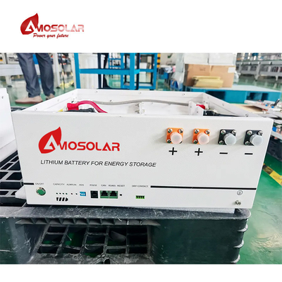 Amosolar Rack gemonteerde 48V 100Ah/200Ah lithiumbatterij voor de prestaties van zonne-PV-systemen