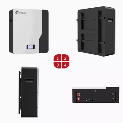 Amosolarbatterij 48V 100Ah LifePO4 Hv Lithium-ionbatterij met een lange levensduur