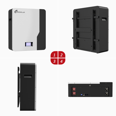 48v 51.2v 100ah 200ah 5Kwh 10Kwh Lithium ijzeren batterij voor residentiële Amosolar Deep Cycle