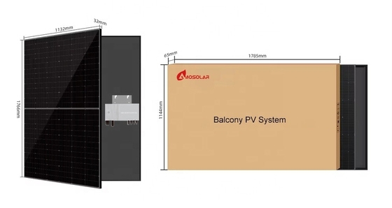 MPPT Controller Amosolar 1000W 600W 800W SolarUnit voor thuis op het net Balkon Zonne-PV-systeem Kit