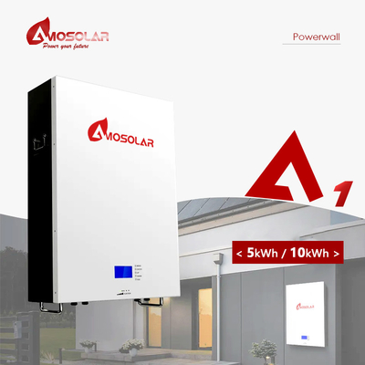 Amosolar 10kwh 5kwh 48v 100ah 200ah Lithium zonnebatterij voor opslag bij kamertemperatuur