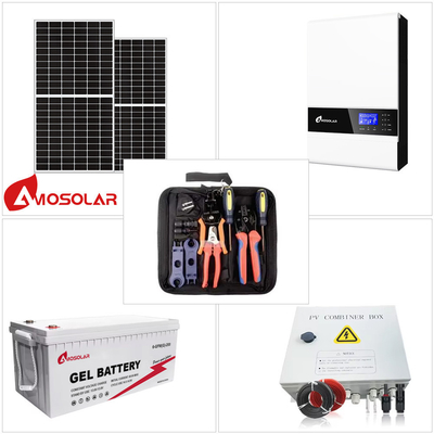 5KW 8KW 10KW zonne-energiesysteem kosten voor thuis buiten het net full set PWM controller type