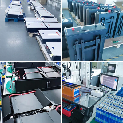 Smart BMS 5kWh 10kWh 10 Powerwall Lithiumbatterij Zonne-Systeem voor LFP-anodemateriaal