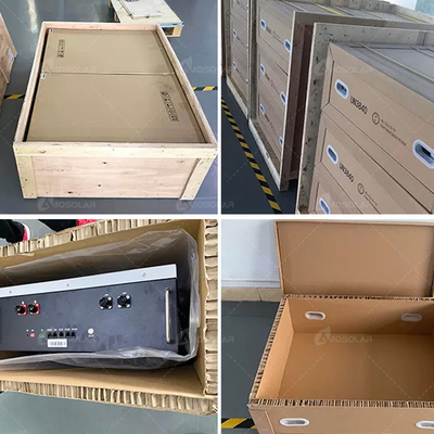 Smart BMS 5kWh 10kWh 10 Powerwall Lithiumbatterij Zonne-Systeem voor LFP-anodemateriaal