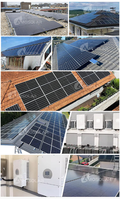 Amosolar Residential Hybrid On-Off Grid Solar System Energy Storage Power System voor thuis