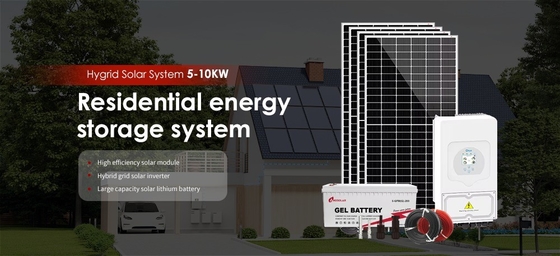 5kw 10kw 15kw 20kw 30kw Hybride zonne- en windenergiesysteem met LiFePO4 Lithiumbatterie