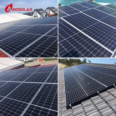 MPPT Controller Amosolar 5kw 10kw Hybride zonnepaneelsysteem met oplaadbare batterij
