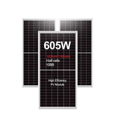 Amosolar halfcellen PERC A-klasse zonnepaneel 590 Watt 595 Watt 600 Watt voor OEM-orders