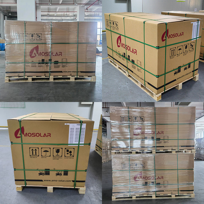 Grade A zonnecellen Amosolar Mono 490w 500w 505w zonnepaneel voor zonne-energiesysteem
