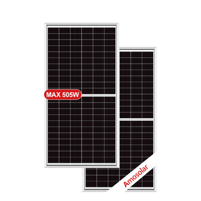 500W zonnepaneel 505W 495W 500W fotovoltaïsche modules met 21,25% efficiëntie en CE goedgekeurd