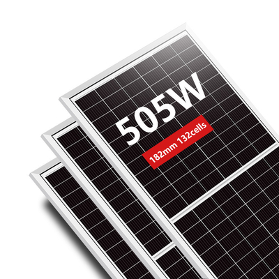 500W zonnepaneel 505W 495W 500W fotovoltaïsche modules met 21,25% efficiëntie en CE goedgekeurd