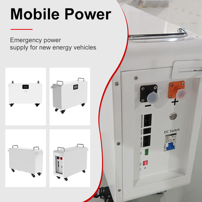 6000 Cyclusduur LiFePO4 51.2V 10kWh/15kWh Op maat gemaakte mobiele zonne-energiesysteem