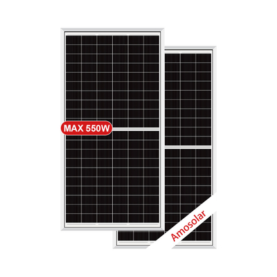 Amosolar Halve Cell 525watt 530watt 535watt 540watt 545watt 550watt Bifaciaal zonnepaneel