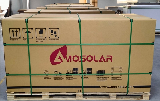 550W N-type HJT zonnepaneel met TUV-hoge paneelefficiëntie en volledig zwart ontwerp