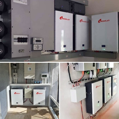 48V/51.2V Power Wall Mounted Lithium Battery met veilig materiaal en gemakkelijke installatie