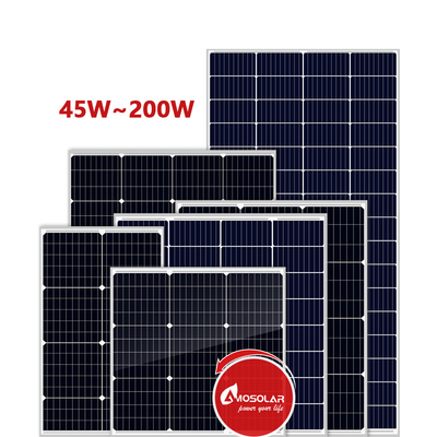 200 W halfcel PERC zonnepaneel met 11,28 Vmp en paneeldimensies van 1405*700*30mm