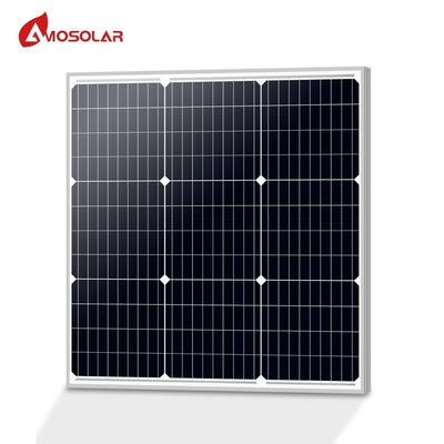 Kleine grootte 20W 30W 40W 50W 55W 60W monokristallijn zonnepaneel met IP67 aansluiting