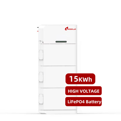 10Kwh 20Kwh 25Kwh stapelbaar hoogspanning zonne-lithium ionenbatterij energieopslagsysteem