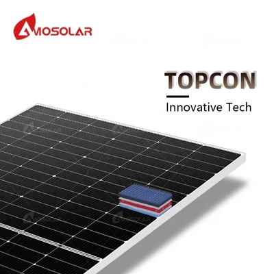 Amosolar zonnepaneel met enkelkristallijn N-type 450W 500W 550W 580W 600w 620w Halfsnijd zonnepaneel voor detailhandelaren