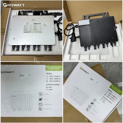 Growatt zonnepanelen en 800w 2400w 3000w hybride zonne-inverter voor op het net zonne-systeem