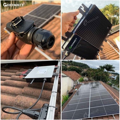 Growatt zonnepanelen en 800w 2400w 3000w hybride zonne-inverter voor op het net zonne-systeem