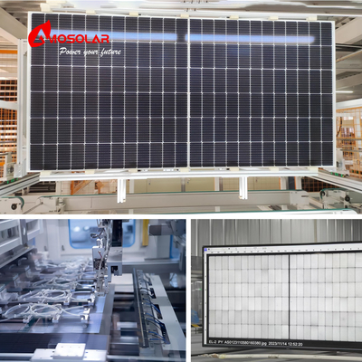 182 mm Half Cell N-type Mono Solar PV Module 570W 580W 590W met IP68 Junction Box