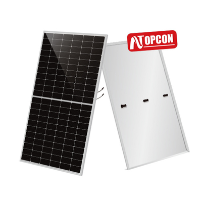 Half Cell Mono 550w 575W 580W 590W N-type zonnepanelen voor dak en IP68 junction box