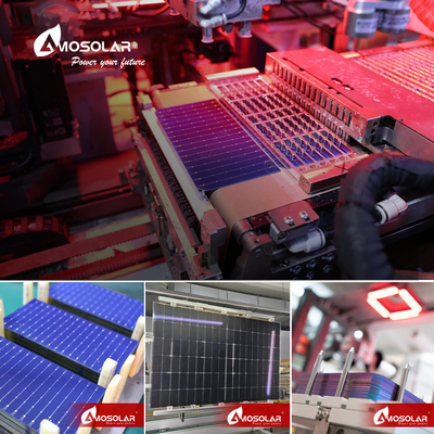 Anodisatieraam van aluminium 500W 550W 575W 580W 590W N-type zonnepanelen voor thuis