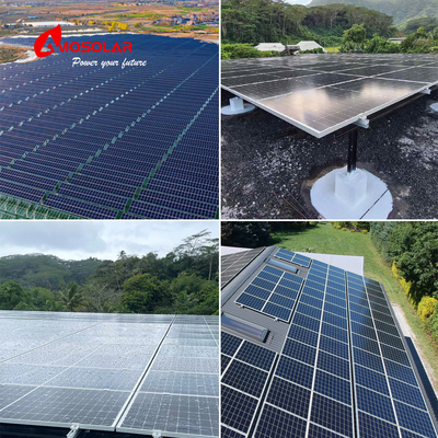 Anodisatieraam van aluminium 500W 550W 575W 580W 590W N-type zonnepanelen voor thuis