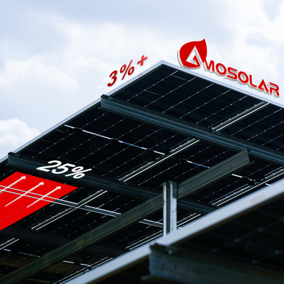 Zonne-energiesysteem Amosolar N-type Halfcut 565w 570w 580w 585w 590w Mono zonnepanelen