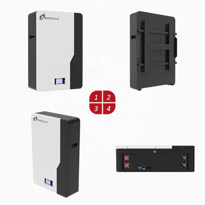 Amosolar 48V/51.2V 100ah 200ah 5kwh 10kwh 2.5kwh Lithium-ionbatterij voor zonneopslag
