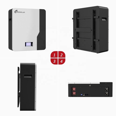 Amosolar 48V/51.2V 100ah 200ah 5kwh 10kwh 2.5kwh Lithium-ionbatterij voor zonneopslag