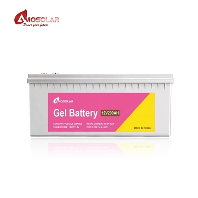 12V 48v 50Ah 100Ah 150Ah 200Ah 250Ah Gelbatterij Voor Zonneopslag Systeem