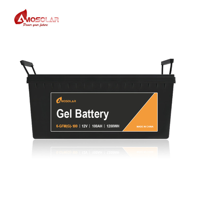Batterijtype Loodzuur 12V/24V/36V/48V Amosolar gel type batterij voor zonneopslag