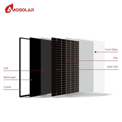 Monokristallijn 540W 545W 550W zonnepanelen met PV- en MC4-compatibele aansluiting
