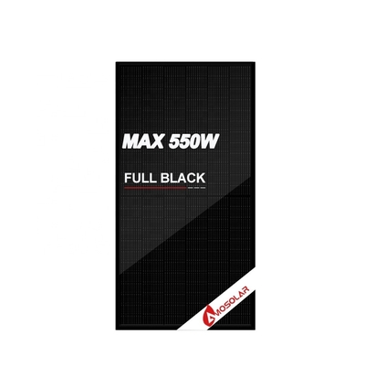 182mm 144 Cellen 525W 535W 545W Amosolar All Black Zonnepaneel Zonnepaneel voor Europa